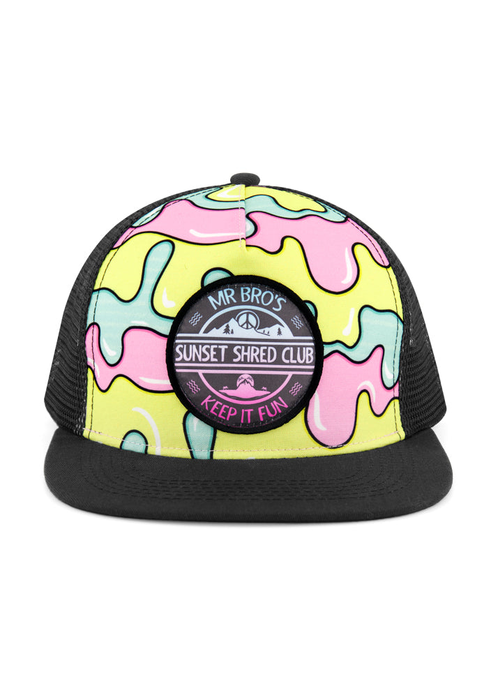 Sunset Shred Club Trucker Cap (Ice Cream)