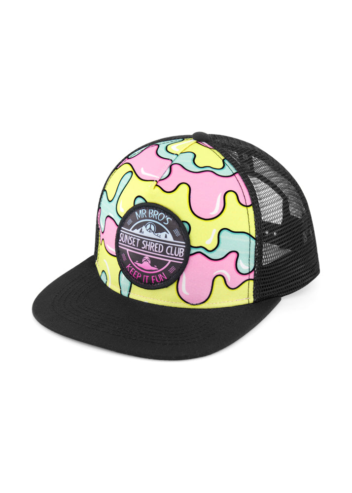 Sunset Shred Club Trucker Cap (Ice Cream)