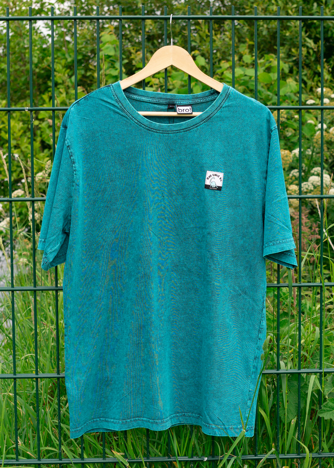 Rad Since BC Tee (Teal Acid Wash)