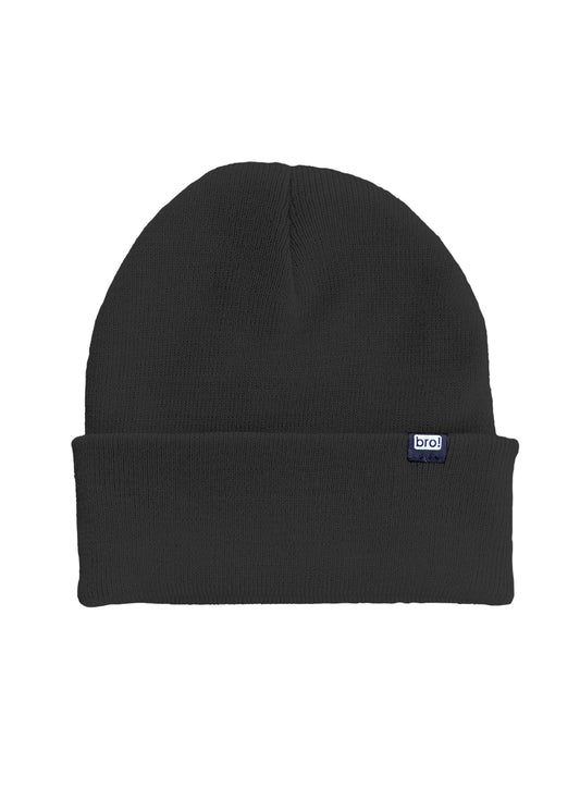 bro! mini logo beanie (black)