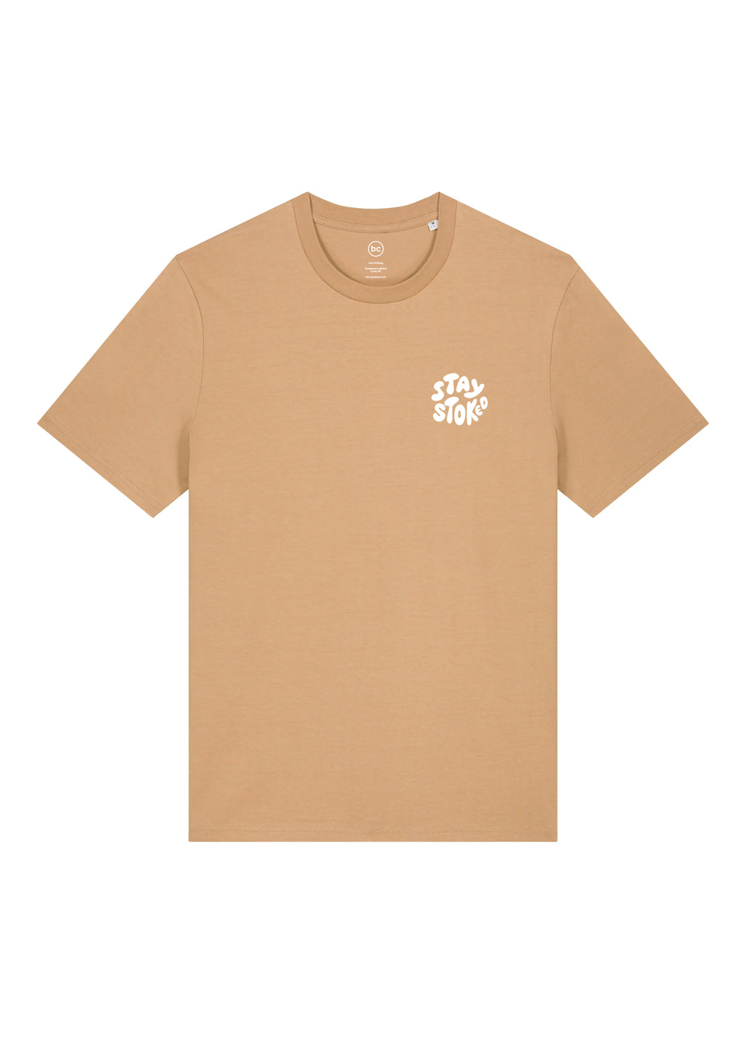 Stay Stoked Tee (Latte)