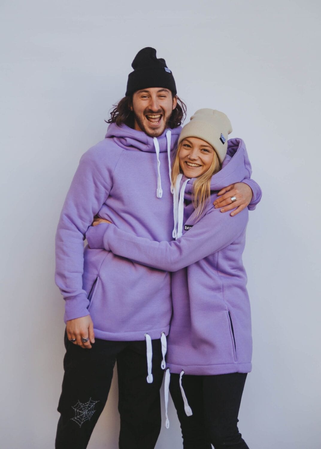 bro! chill n'shred hoodie (lavender)