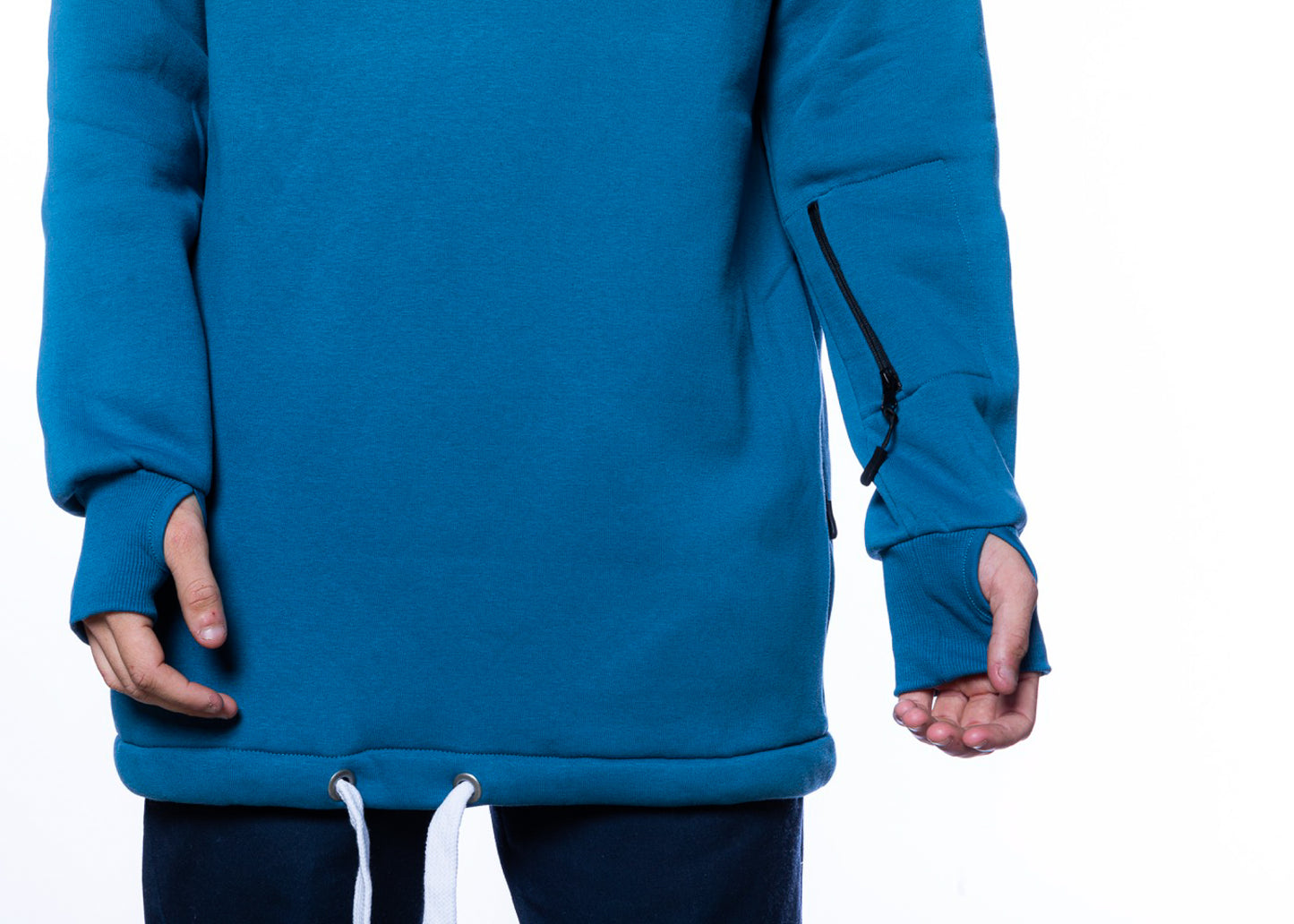 bro! chill n'shred hoodie (slate blue)