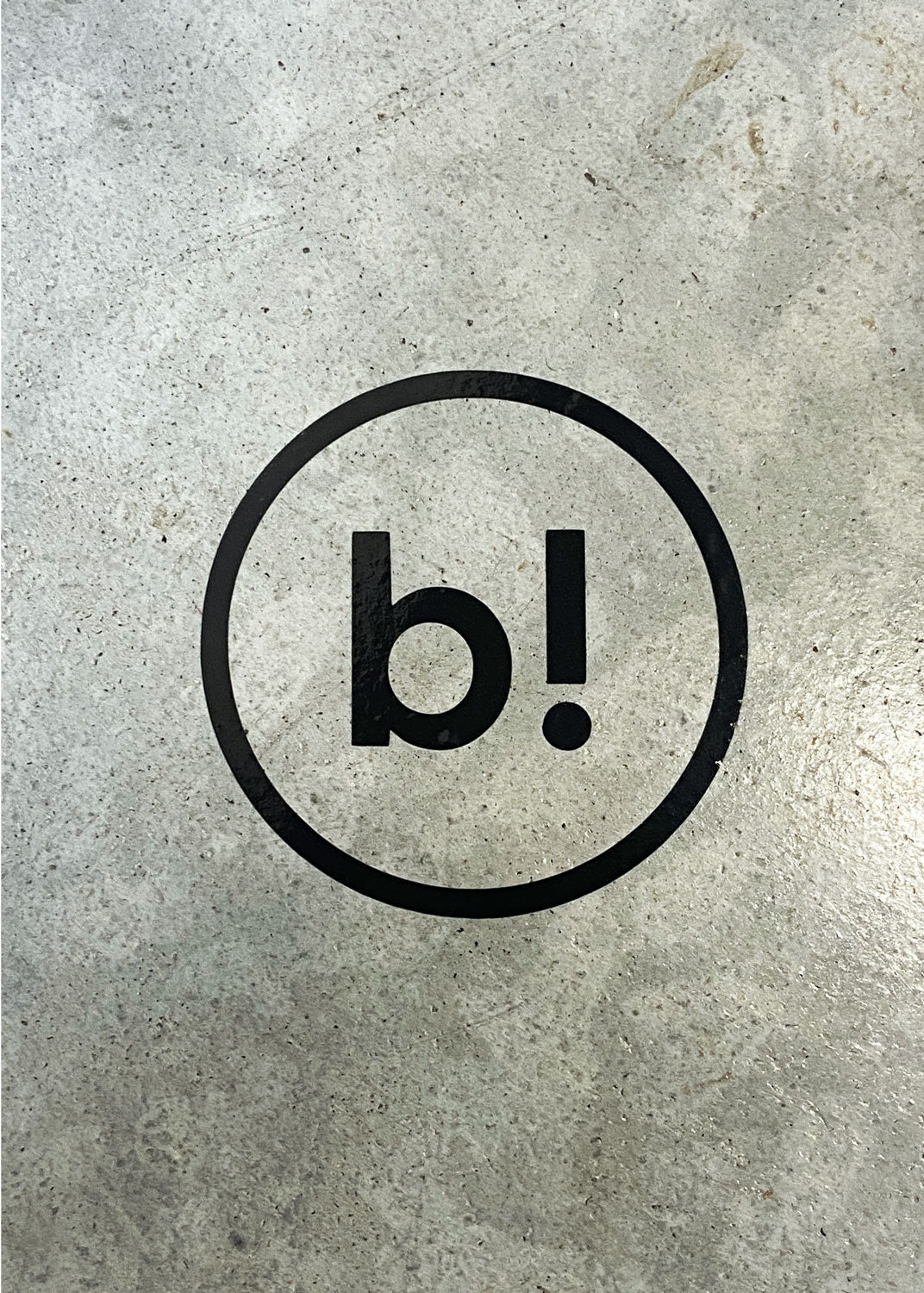 B! Vinyl Decal (black) | Stickers | Bro! Clothing | The Brocery Store