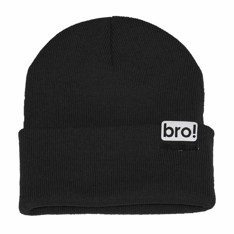 bro! beanie (black)