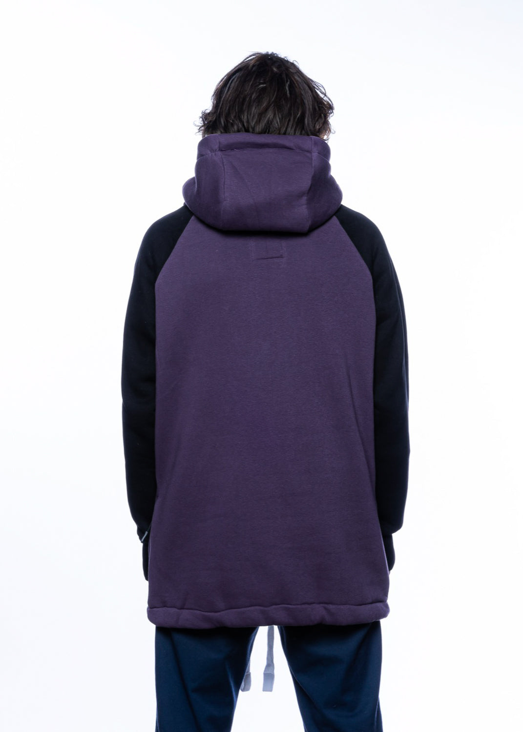 bro! chill n'shred hoodie (midnight sky-black)