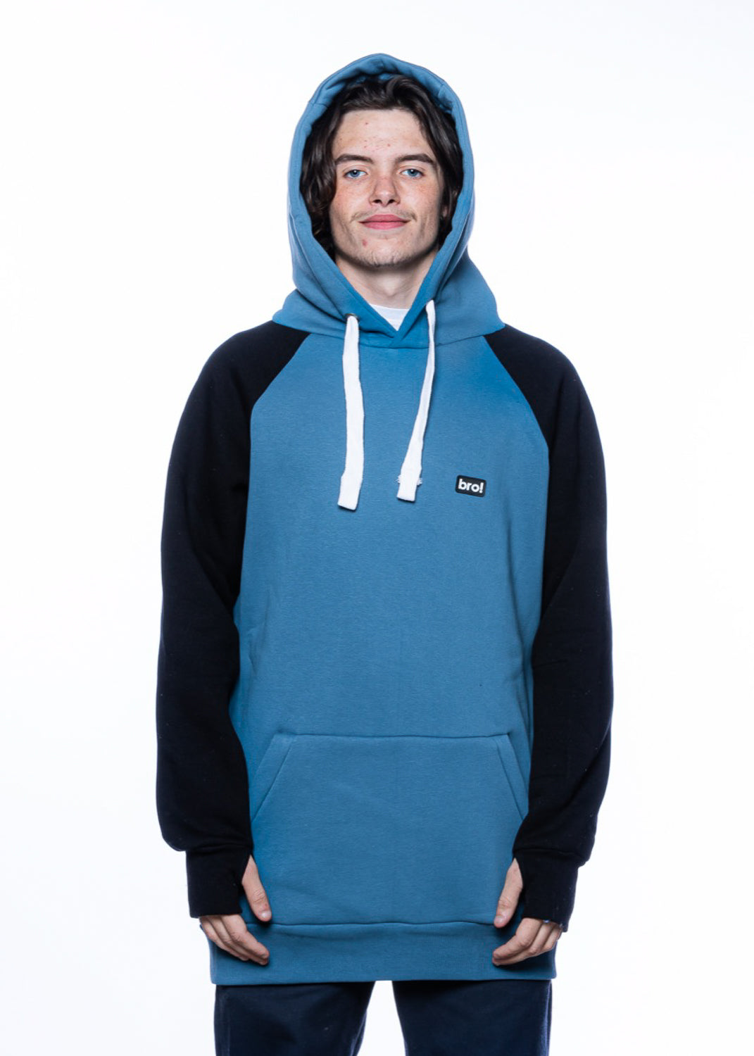 bro! park edition hoodie (slate blue-black)