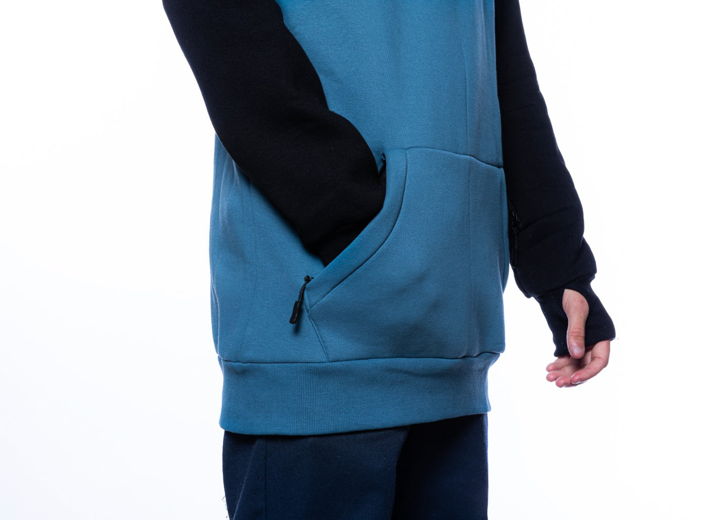 bro! park edition hoodie (slate blue-black)