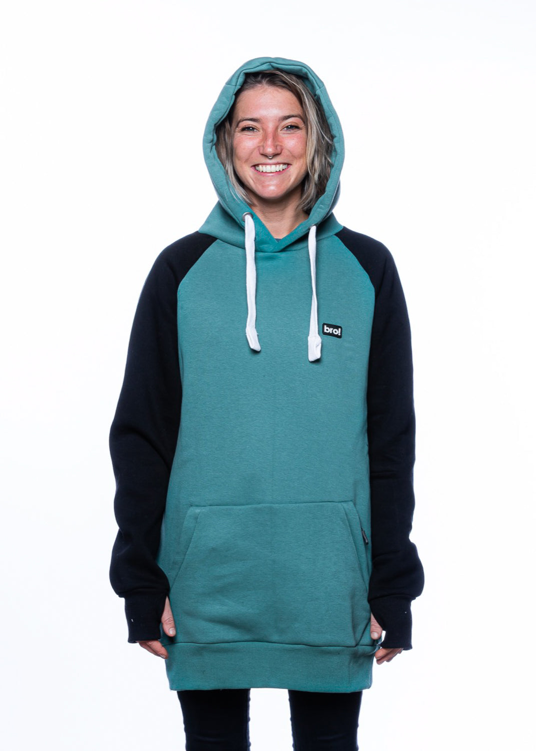 bro! park edition hoodie (spruce green-black)