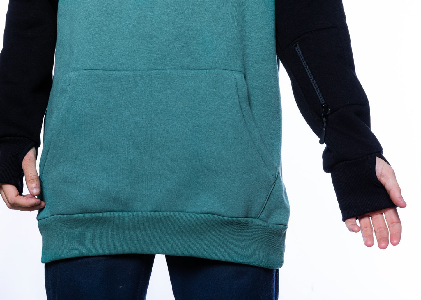 bro! park edition hoodie (spruce green-black)