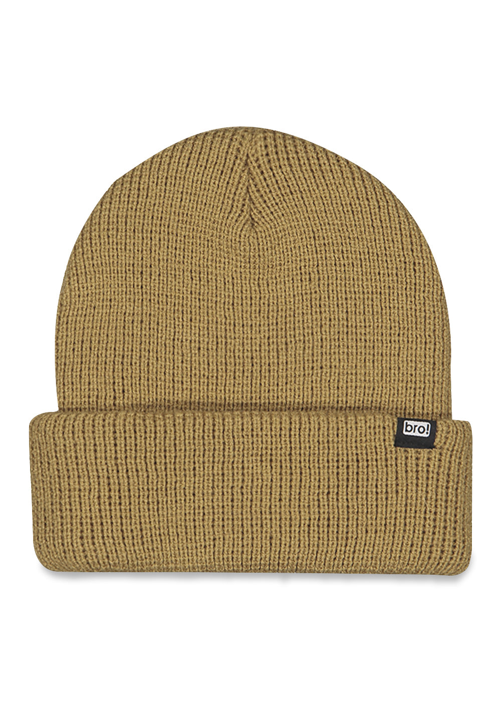 bro! waffle beanie (latte)